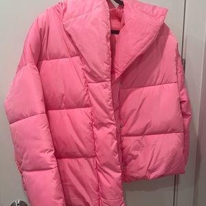 ASOS Pink Puffer Coat